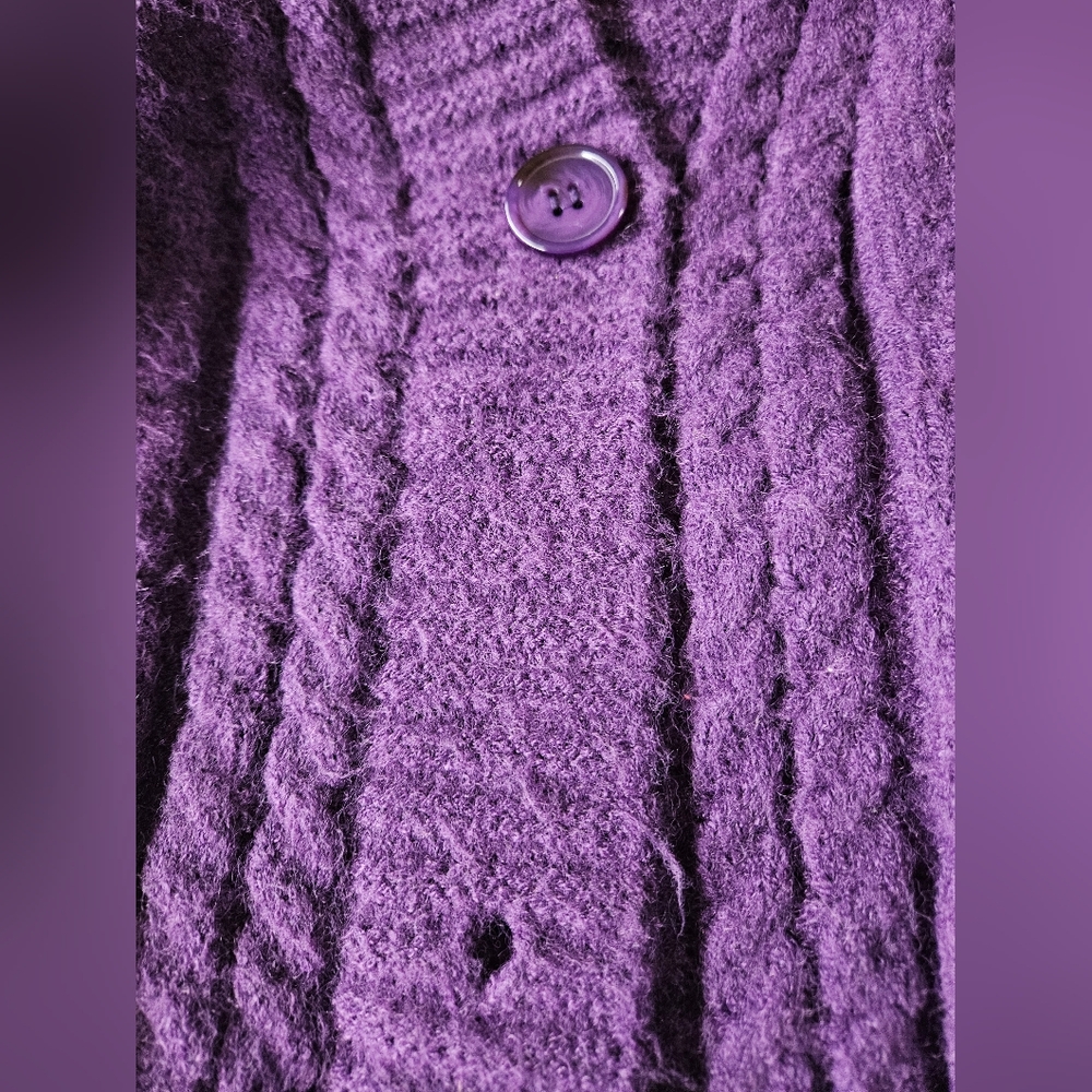 Taylor Swift Speak Now (Taylor’s Version) Purple Cardigan XL/2XL Authentic - Picture 4 of 9